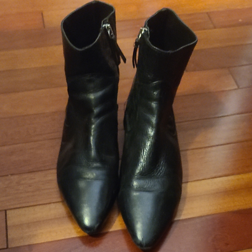 Zara Black Ankle Booties